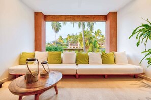 Suite, 1 King Bed, Pool View | Premium bedding, in-room safe, individually decorated - El Careyes Club & Residences (Costa Careyes)