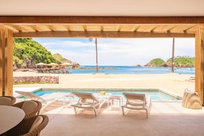 Deluxe Room, Multiple Beds, Ocean View | Premium bedding, in-room safe, individually decorated