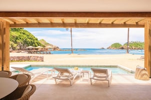 Deluxe Room, Multiple Beds, Ocean View | Premium bedding, in-room safe, individually decorated