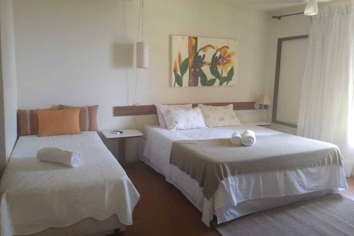 Family Suite, Multiple Beds, Partial Sea View, Ground Floor | 1 bedroom, blackout curtains, free WiFi, bed sheets