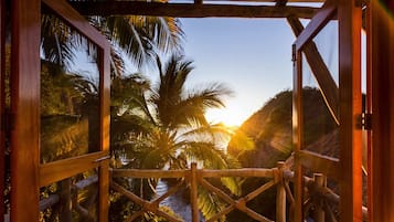 Vila Mewah, Beberapa Tempat Tidur, pemandangan pantai (VILLA NIDO DE AMOR) | Teras/patio