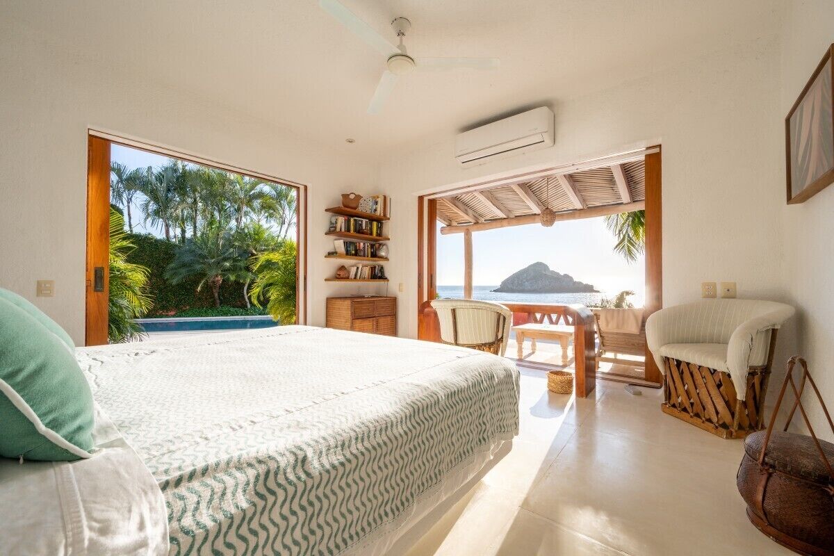 Kamar Deluks, Beberapa Tempat Tidur, pemandangan samudra (Casa Carioca) | Pemandangan dari kamar