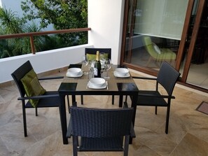 Terrace/patio - Charming 2 bedroom Apartment within Bahia Principe Resort (Akumal)