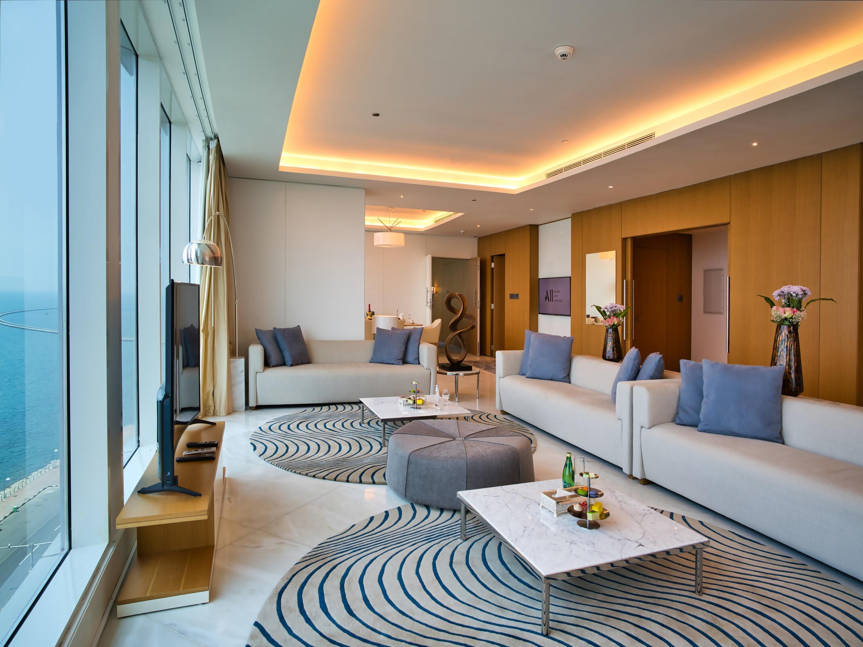 皇室套房, 海景 (The Meaning of Luxury Life) | 1 間睡房、埃及棉床單、高級寢具、特厚豪華床墊