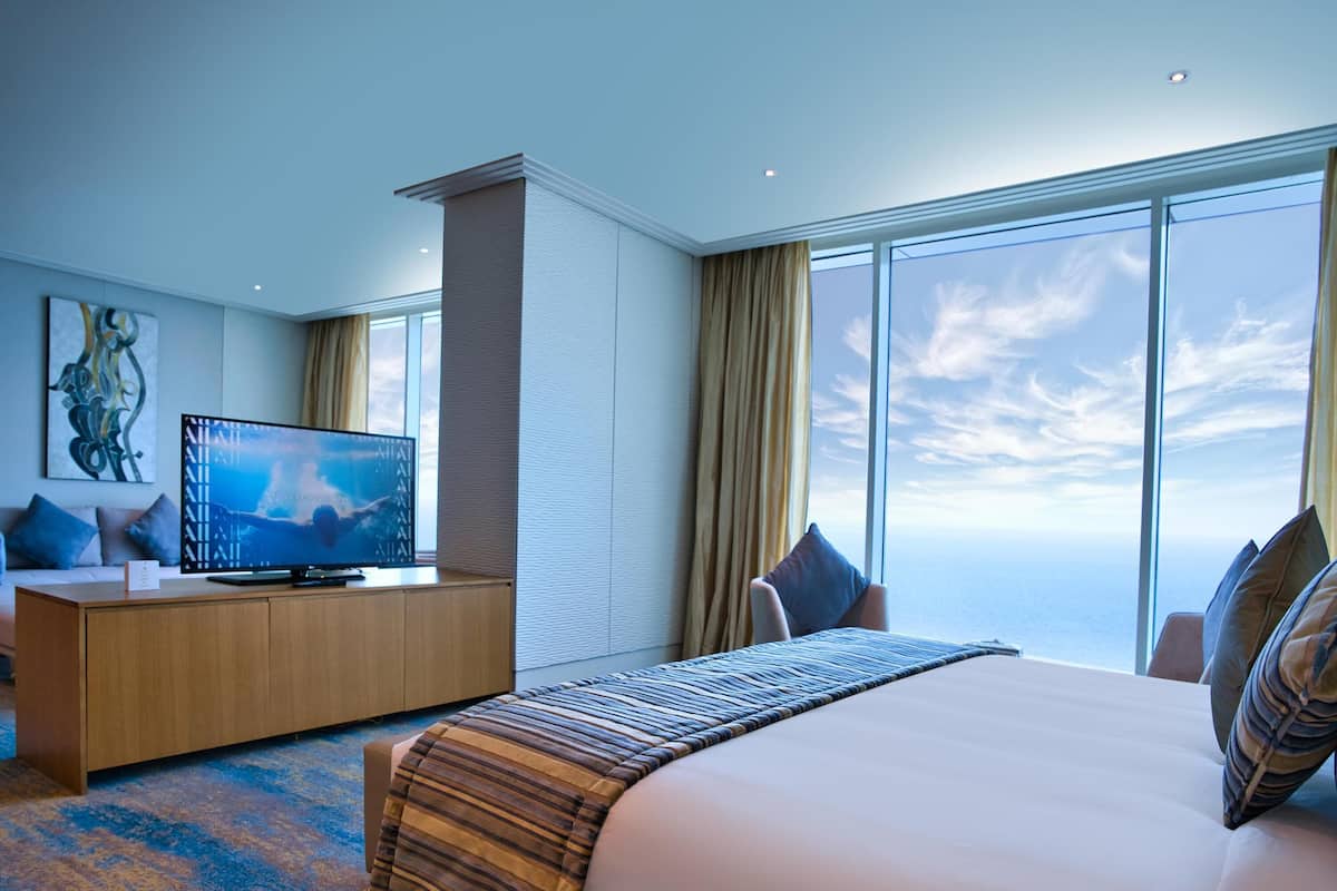Royal-suite - havudsigt (The Meaning of Luxury Life) | 1 soveværelse, egyptiske bomuldslagner, premium-sengetøj