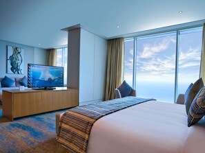 Royal Suite, Sea View (The Meaning of Luxury Life) | 1 bedroom, Egyptian cotton sheets, premium bedding, pillowtop beds - Novotel Jazan (Jizan)