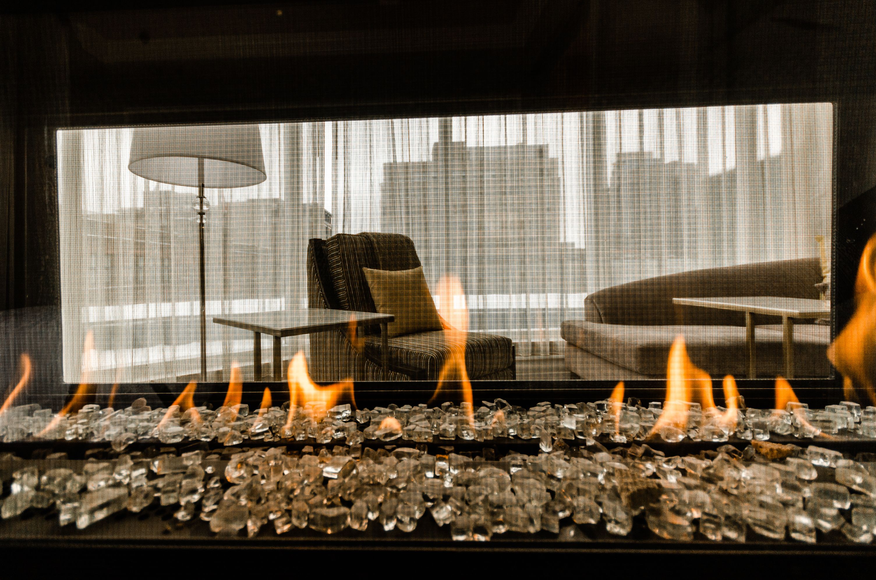 Grand kamer, 1 kingsize bed, terras, uitzicht op stad | Luxe beddengoed, donzen dekbedden, een minibar, een kluis op de kamer