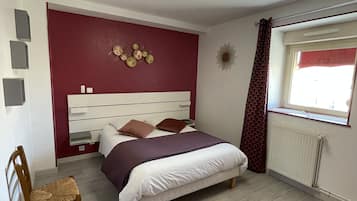 Habitación doble | Insonorización, cunas gratuitas, wifi gratis y ropa de cama