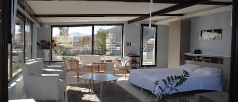 1 habitación, tabla de planchar con plancha, wifi gratis y ropa de cama