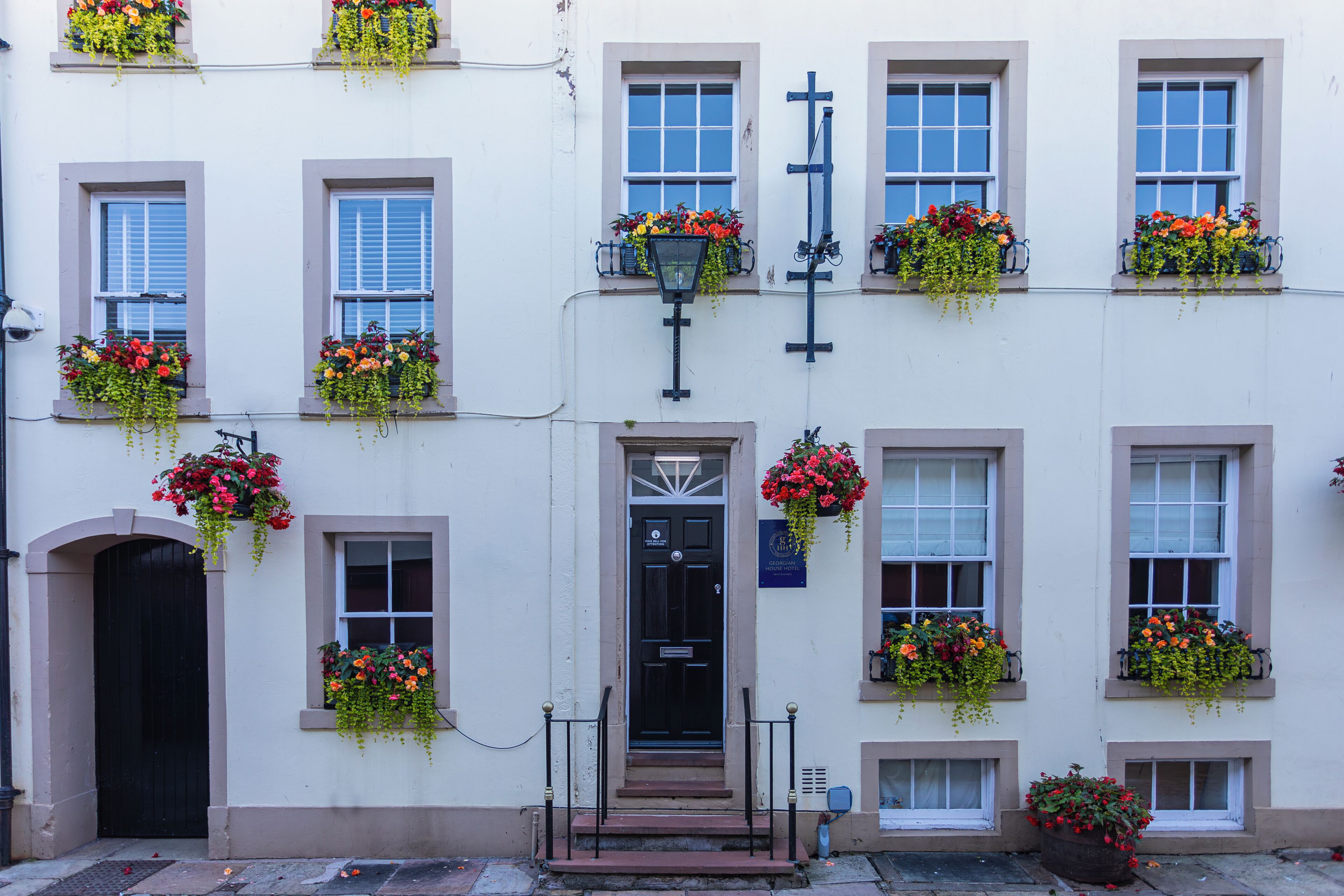 Majoituspaikan julkisivu