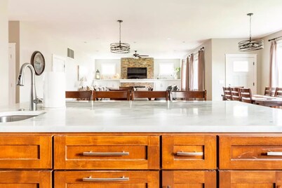 Upscale custom home designed for large groups