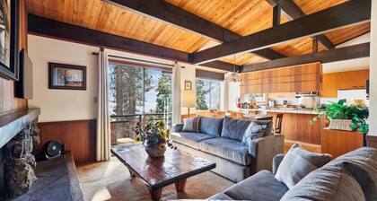 Rustic Dollar Point Cabin with Lake Views & Sunny Deck