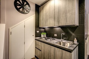 ثلاجة، ميكروويف، موقد طهي مسطح، غسالة أطباق