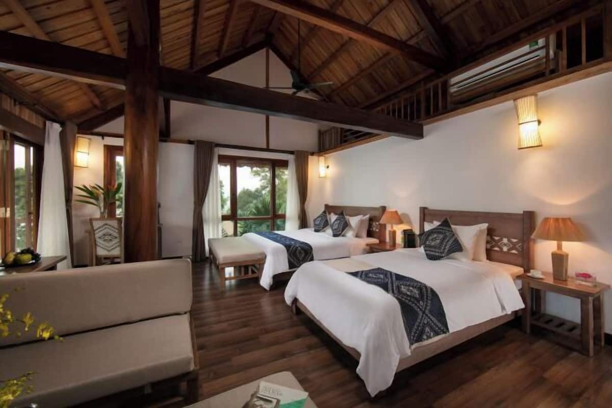 1 Schlafzimmer, hochwertige Bettwaren, Daunenbettdecken, Zimmersafe