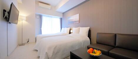 1 makuuhuone, työpöytä, kannettavalle tietokoneelle sopiva työtila