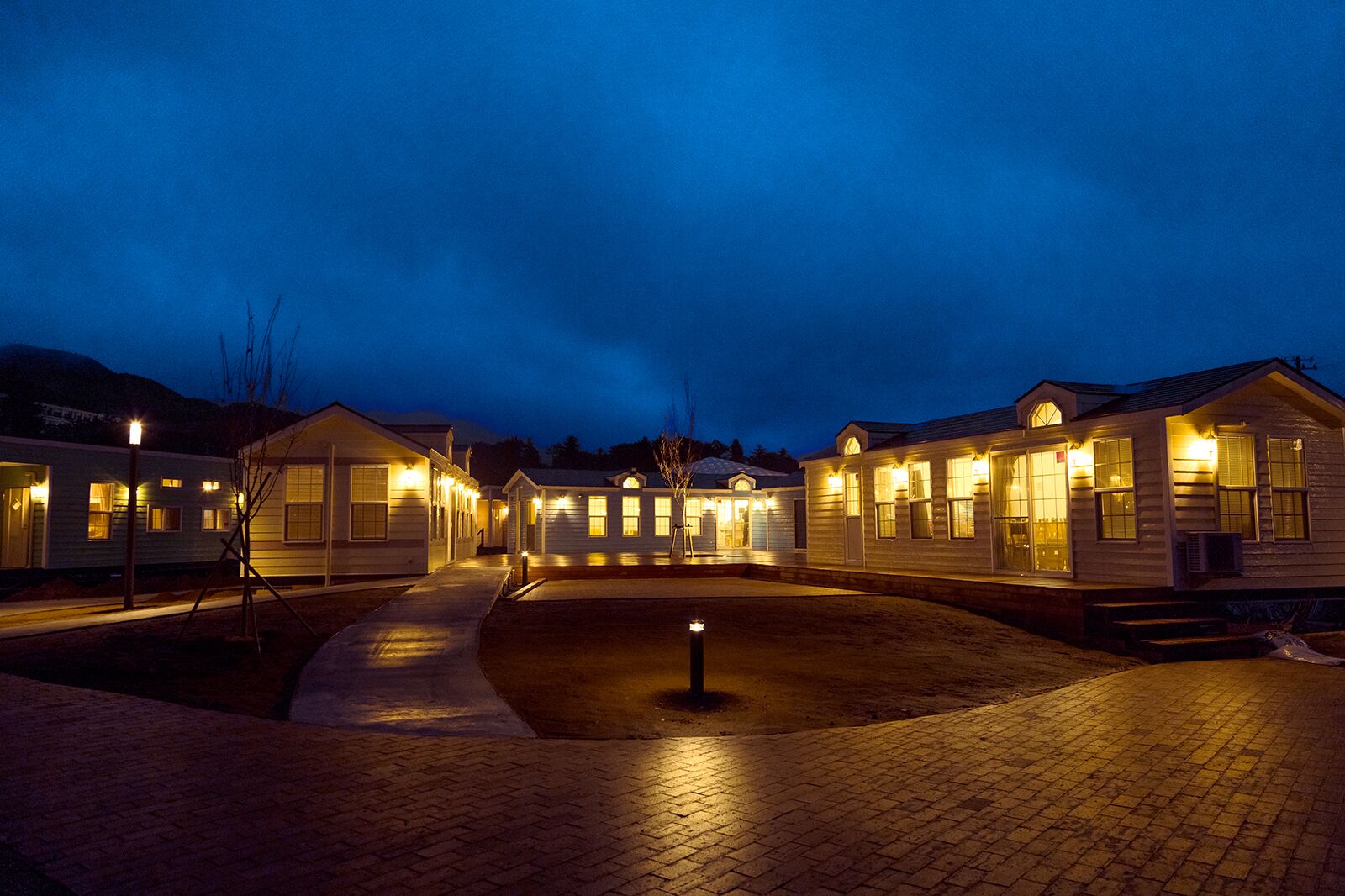 front of property – evening/night