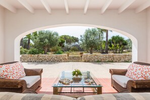 Terrace/patio - Villa for 8 persons with pool (Sant LLuis, Menorca)