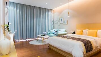 Executive-Doppelzimmer | Schreibtisch, Verdunkelungsvorhänge, kostenloses WLAN