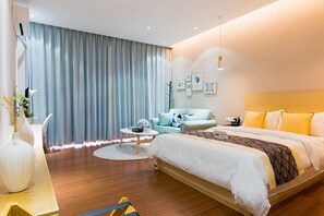 Executive-Doppelzimmer | Schreibtisch, Verdunkelungsvorhänge, kostenloses WLAN