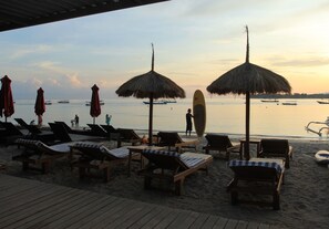 Outdoor dining - Blu d'aMare (Gili Trawangan)