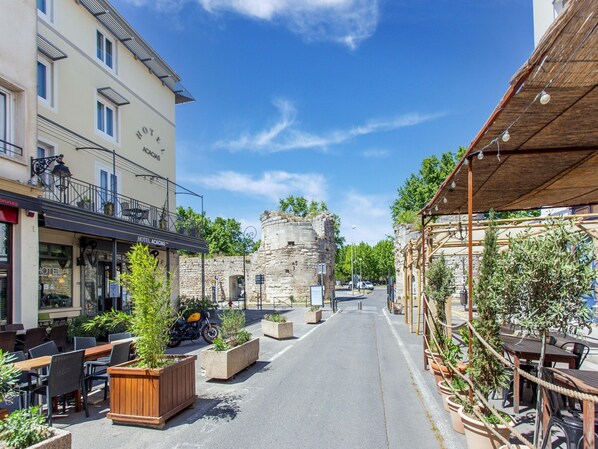Experience the charm of this historic town at Hotel Acacias, surrounded by quaint cafes and ancient architecture.