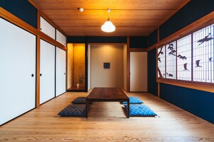 House | Living room | Tablet, smart speakers