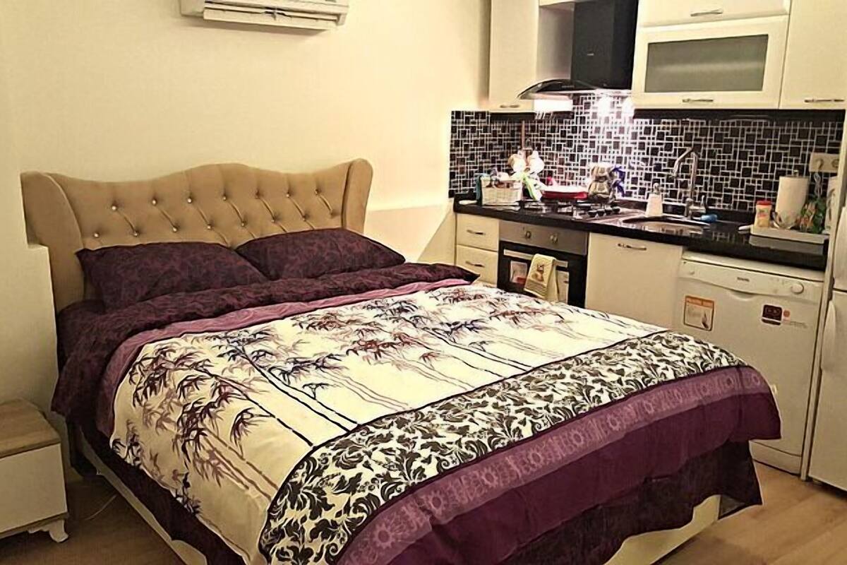 Deluxe-Studio (Apartment 3) | 1 Schlafzimmer, Schreibtisch, Bügeleisen/Bügelbrett