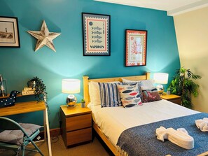 3 soverom, strykejern/-brett, wi-fi (inkludert) og sengetøy