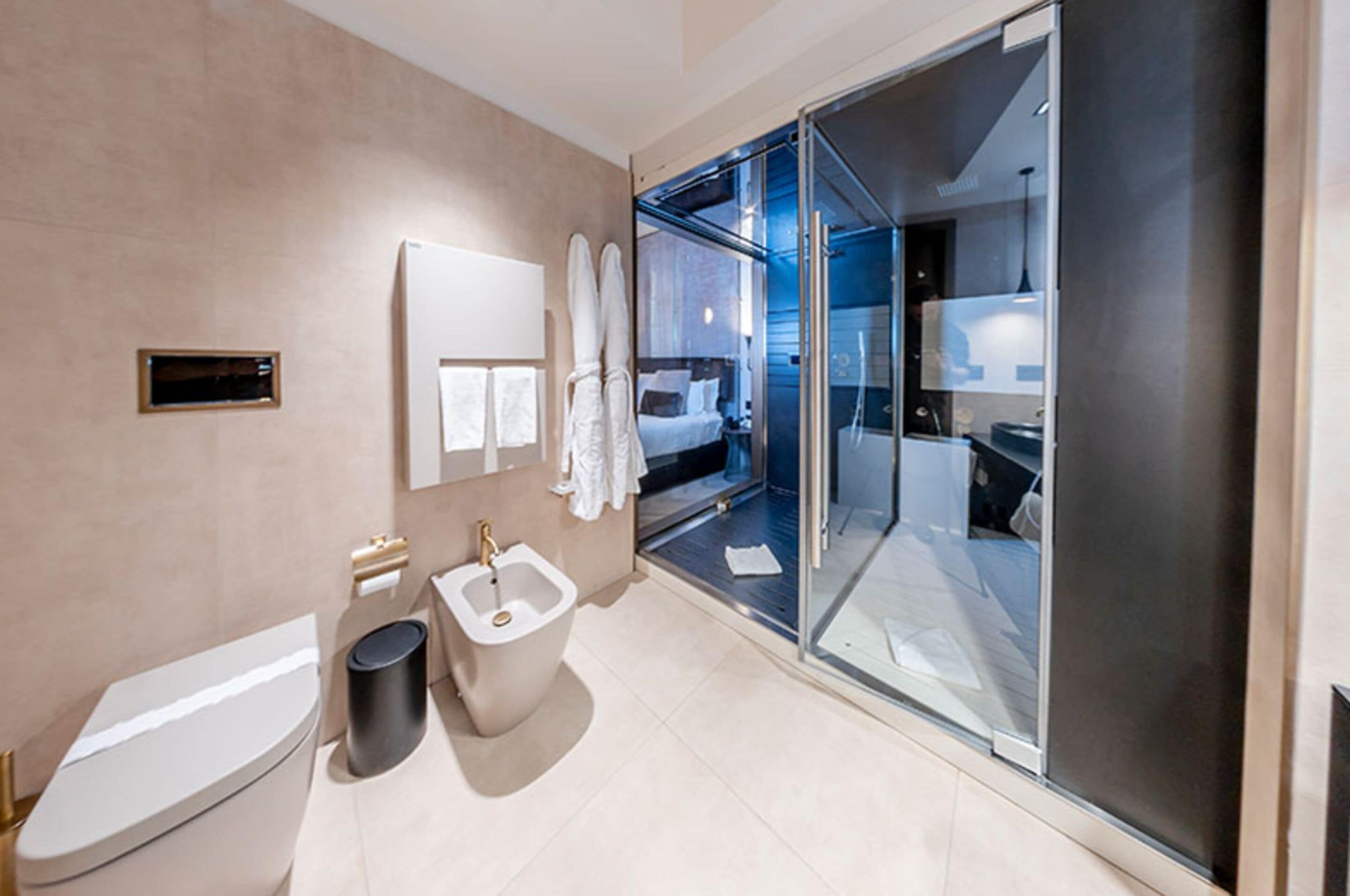 junior spa suite | 1 bedroom, premium bedding, down duvets, minibar