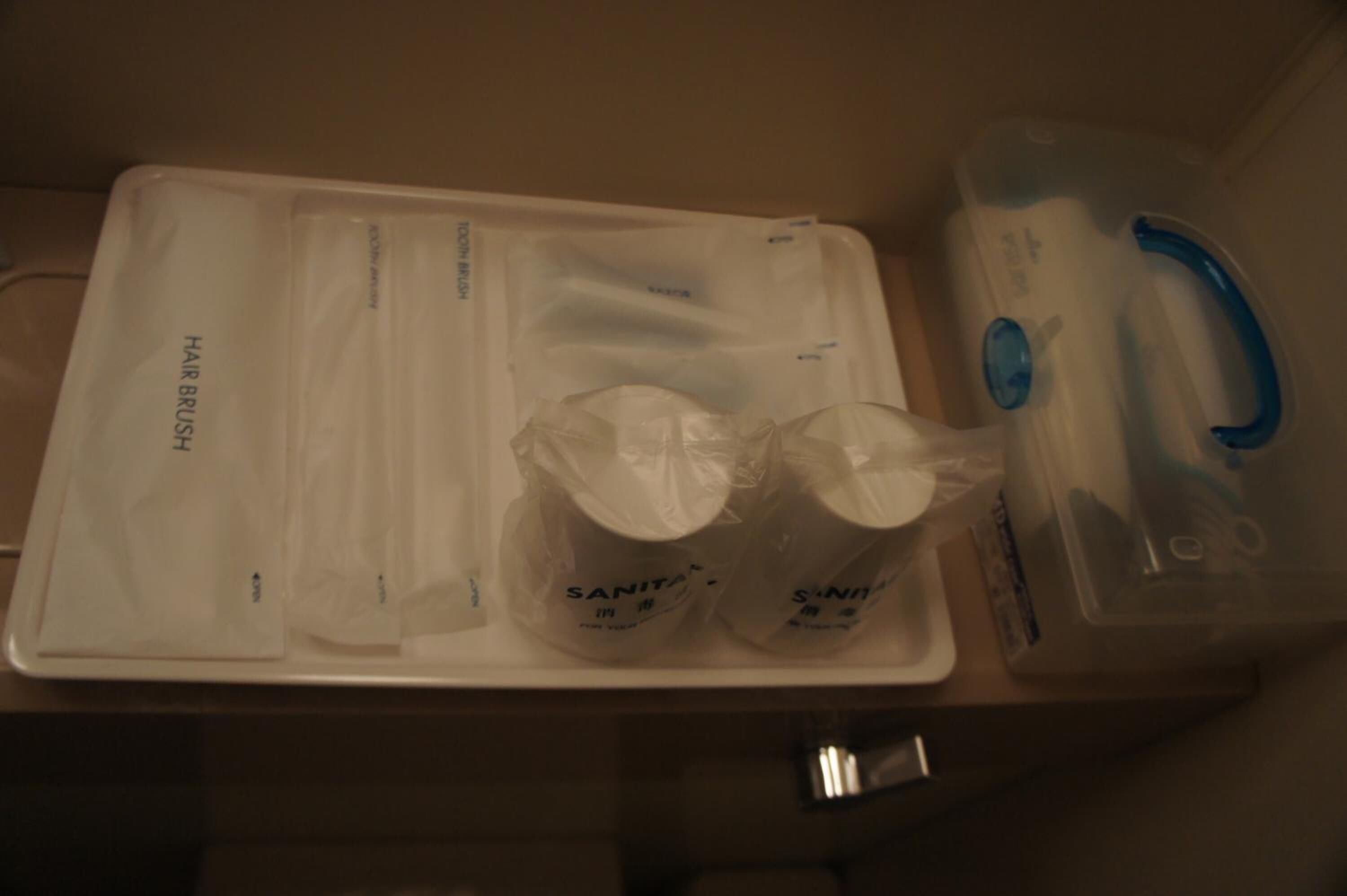 fridge, electric kettle