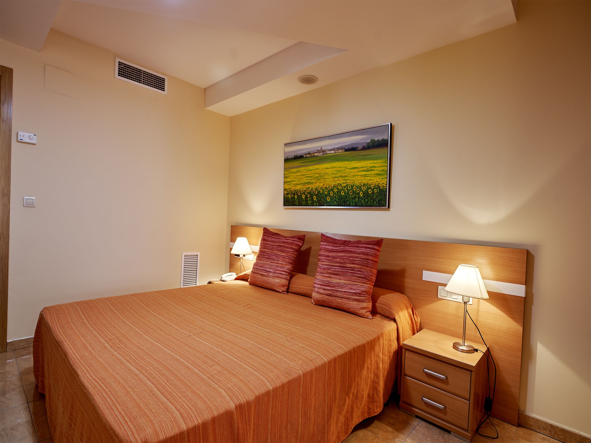 individually furnished, desk, laptop workspace, blackout curtains