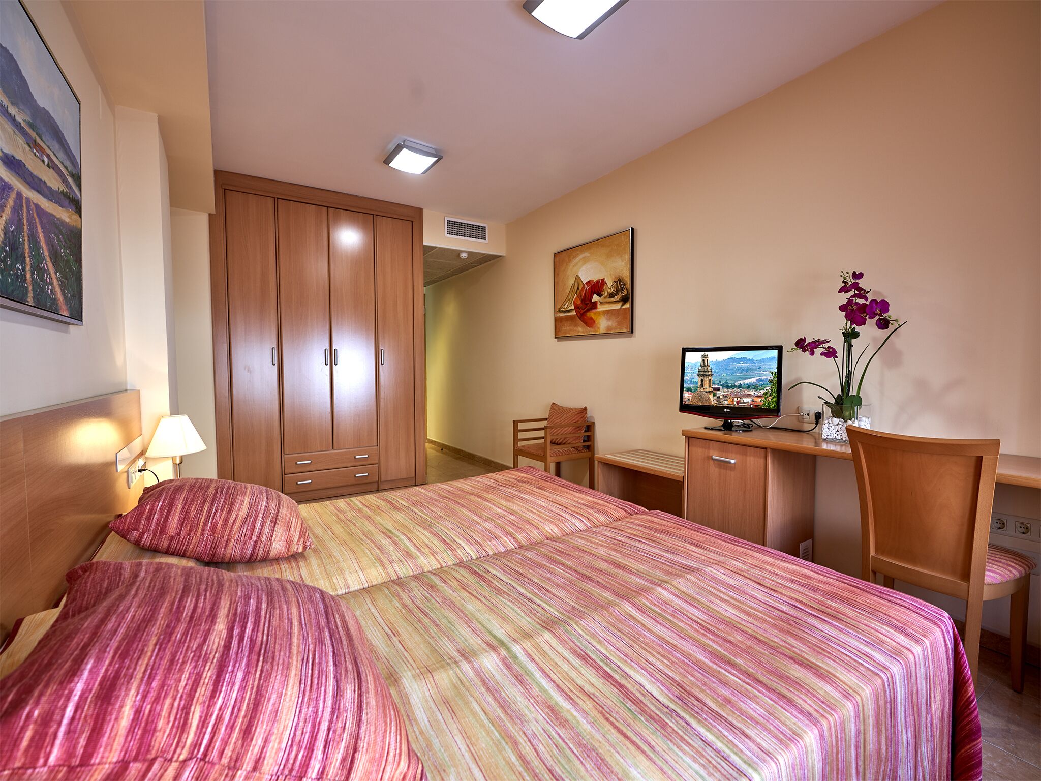superior double room | individually furnished, desk, laptop workspace, blackout curtains