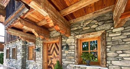 Alpine chalet Bergstube 50sqm with terrace and stove