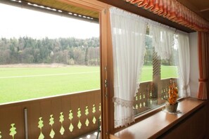 Exclusive Ferienwohnung - 5 Personen, 110qm, 3 Schlafzimmern,  Balkon-Ausblick