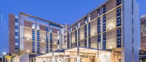 Outdoor banquet area