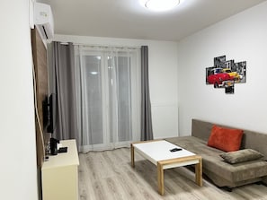 Elite Condo, 1 Bedroom | 1 bedroom, premium bedding, desk, iron/ironing board - Corvin Rose Apartment Hotel (Budapest)