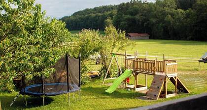 Ferienwohnung Zwiesel, 4 Personen + Kinderbett, 2 SZ, Balkon mit Bergblick, 50 qm
