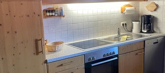 Ferienwohnung 75m² bis 5 Personen, Balkon, 2 Schlafzimmer, Wohnküche, Bad/WC, Nichtraucher