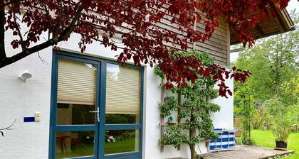 Ferienwohnung 40m², Erdgeschoss, Wohn/Schlafraum mit Kochnische, Terrasse, W-LAN