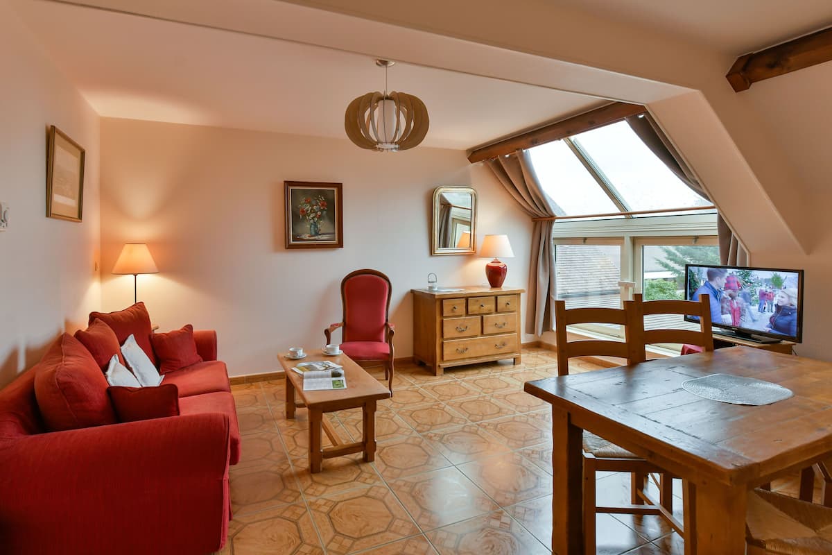 Standard Apartment, 2 Bedrooms | Living area | 60-cm flat-screen TV with digital channels, TV