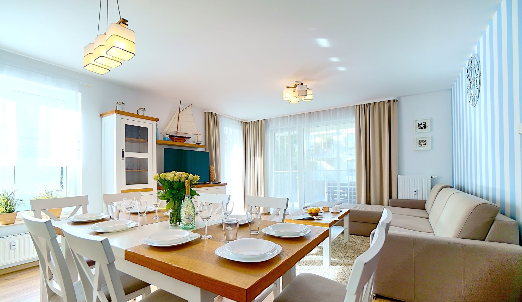 Apartament typu Classic (I209) | Oppholdsområde | Flatskjerm-TV