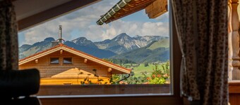 (8) Sonnwinkel: Drei-Raum-Ferienwohnung 75qm, Dusche/WC, 2 Extra-Schlafzimmer, Küche, Terrasse