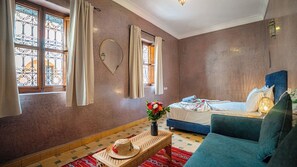 Romantic Double Room | Individually decorated, blackout drapes, free WiFi, bed sheets - Riad Hadda (Marrakech)