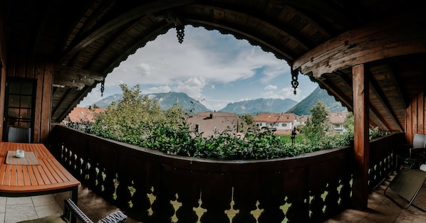 Apartment (Alpenpanorama) | Blick vom Balkon