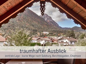 Property grounds - Apartment Schlossblick, chic, modern 5 star 61 m², kitchen, bedroom, balcony (Piding)