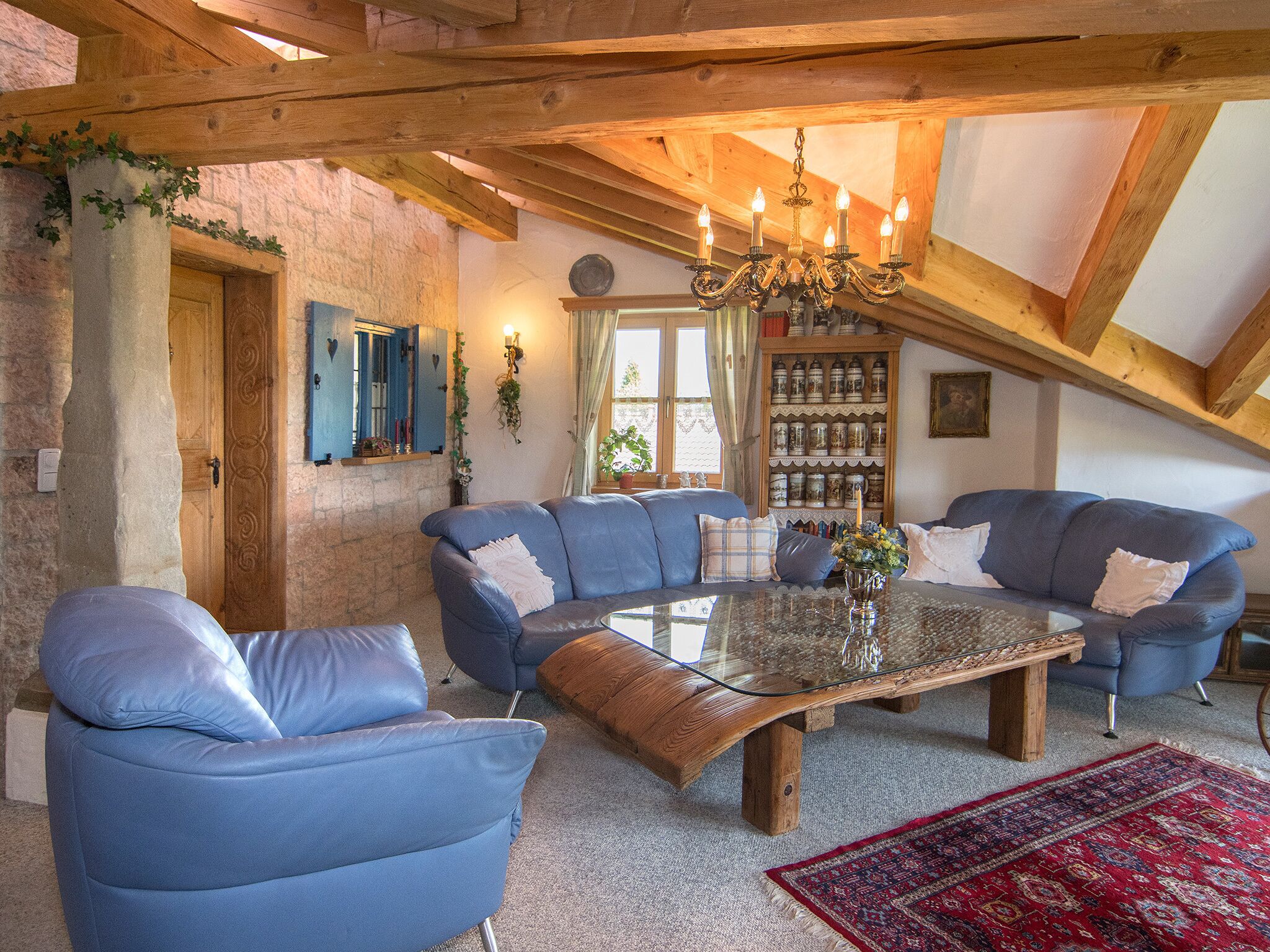 Ferienwohnung 5, 100 qm, f. 1-2 Personen-Wohnraum