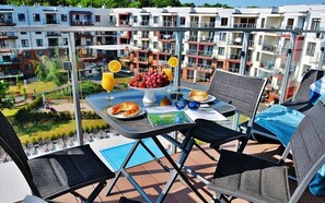 Apartamento Confort, 2 habitaciones, acceso a la piscina, vistas al patio (E406) | Vistas del balcón