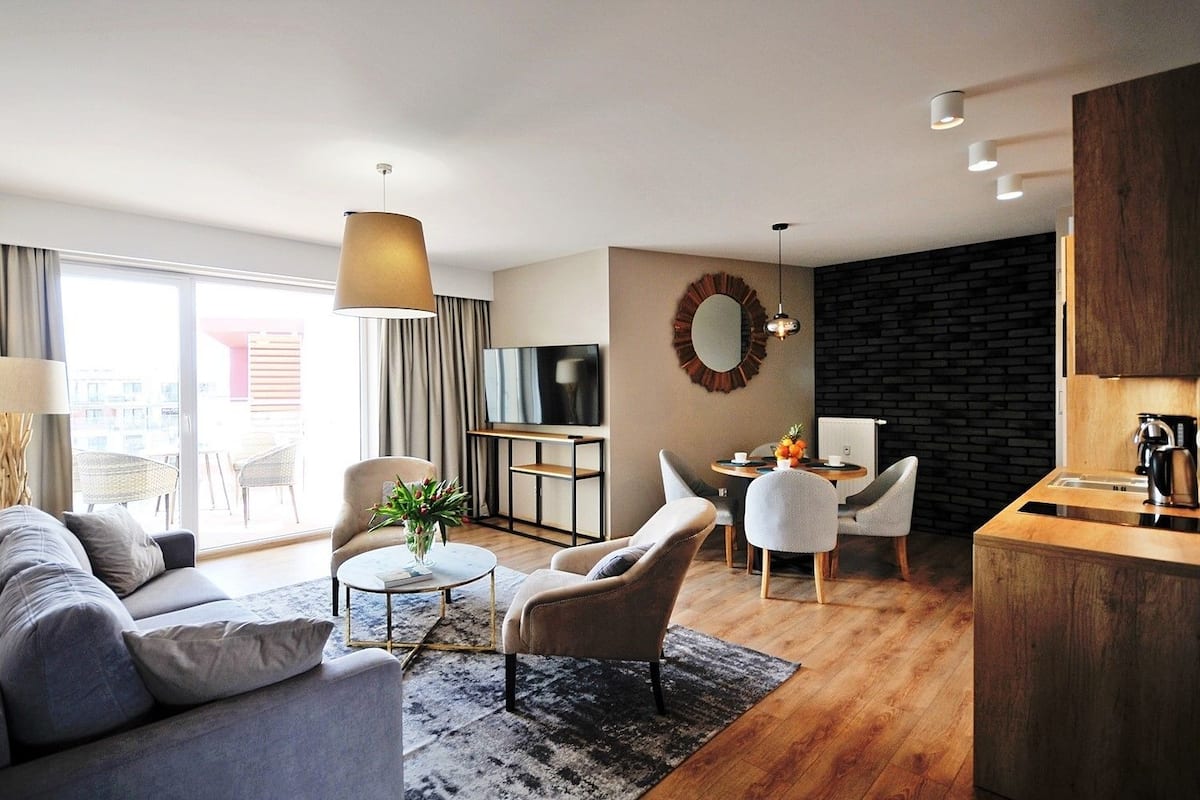 Apartment, 1 Schlafzimmer, Parkblick (B403) | Wohnbereich