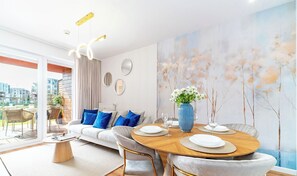 Apartemen Klasik, 1 kamar tidur (C004) | 1 kamar tidur, seprai antialergi, dan didekorasi berbeda-beda