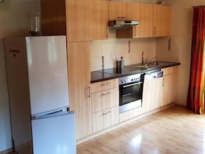 Kühlschrank, Ofen, Herdplatte, Geschirrspüler